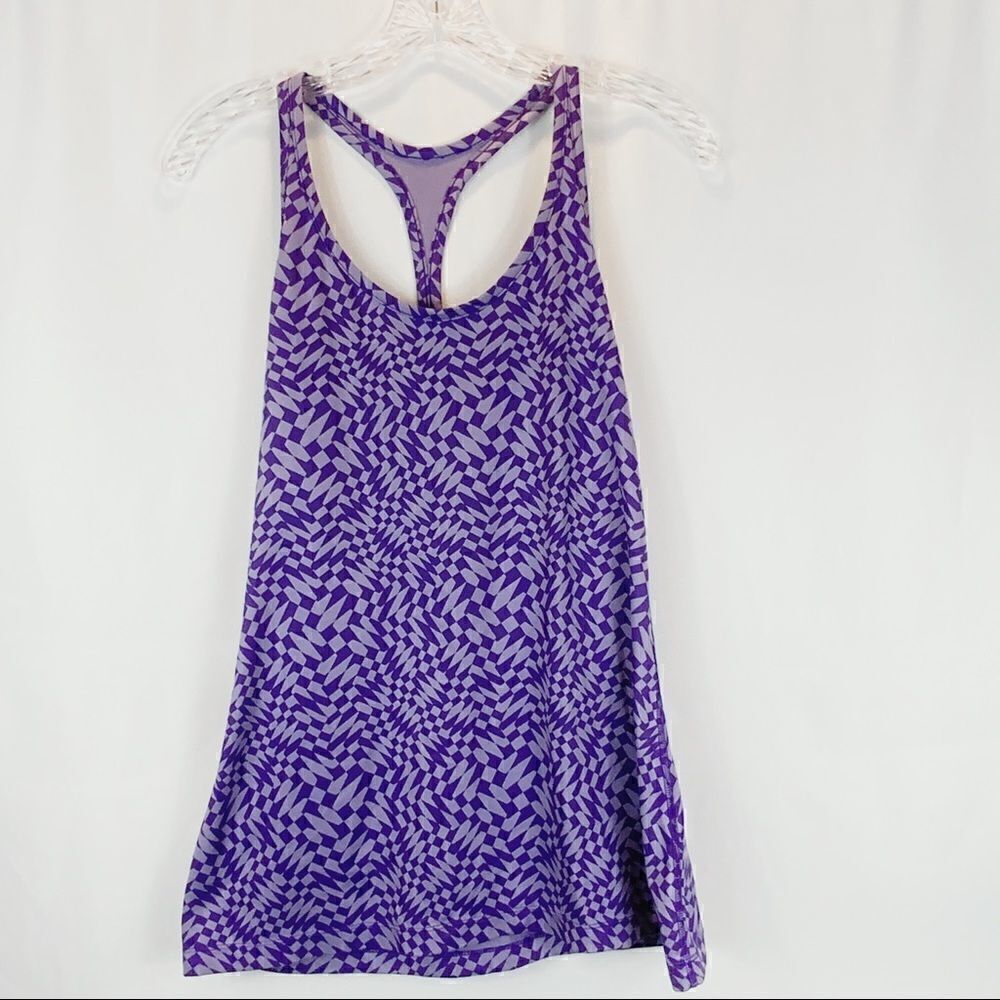🌺3 FOR $20🌺 - Nike Dri Fit purple racerback swing tank top S - Picture 1 of 3